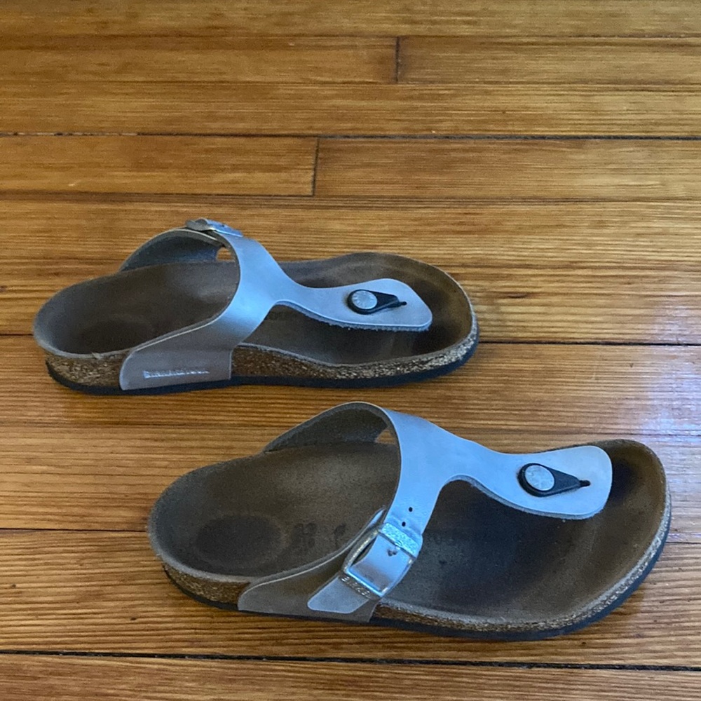 BIRKENSTOCK Girls Silver 2